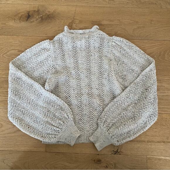 ASTR The Label - Brynn Mock Neck Sweater in Caramal - Picture 4 of 7